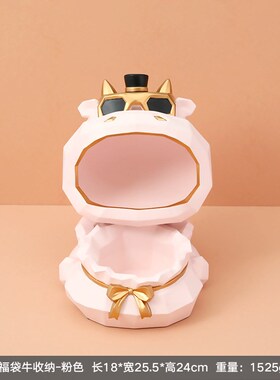 玄关牛门口放钥匙的收纳摆件家居饰品客厅装饰入户进门电视柜摆设