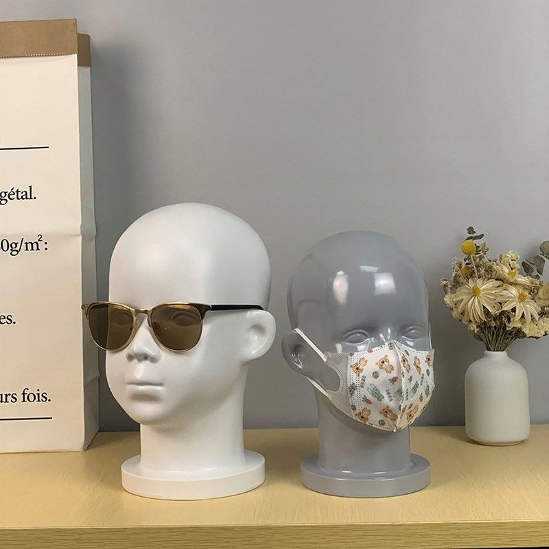 大中小号小孩头模树脂材质儿童模特头帽子眼镜模特耳机展示假人头,淘宝优惠券,粉丝福利购,淘宝优惠卷