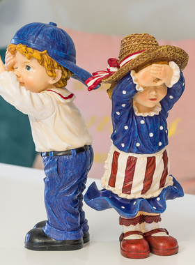 儿童房摆件北欧轻奢男孩卧室房间装饰品摆设女孩家居饰品创意欧式