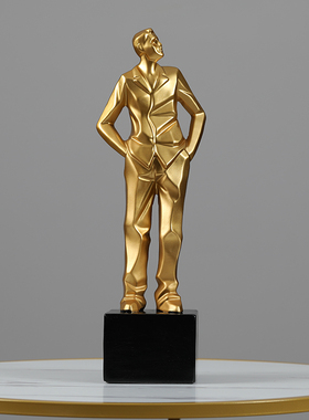 客厅装饰摆件现代简约人物创意摆设电视柜小饰品桌面新婚礼物轻奢