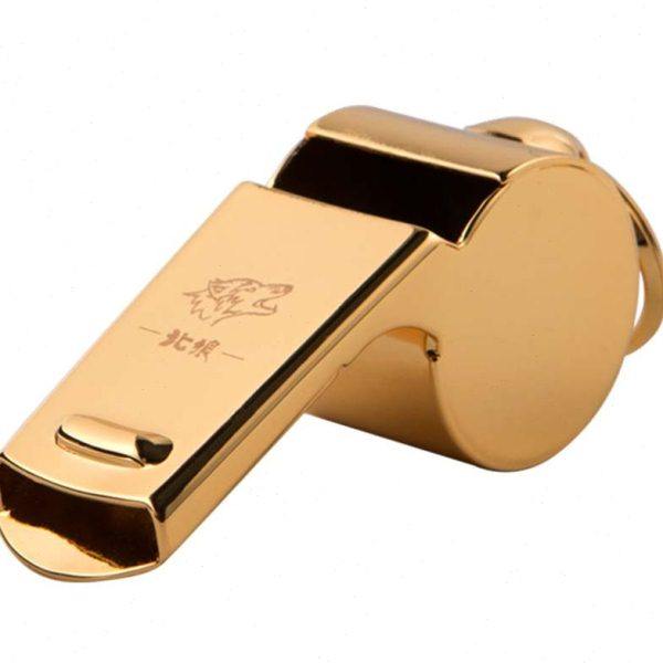 北狼长嘴口哨裁判教练专用指挥哨子纯铜超大音量有核镀真金/0644,淘宝优惠券,粉丝福利购,淘宝优惠卷