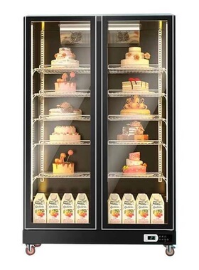 蛋糕冷藏展示柜保鲜柜商用甜品柜风冷西点慕斯柜水果保鲜柜立式