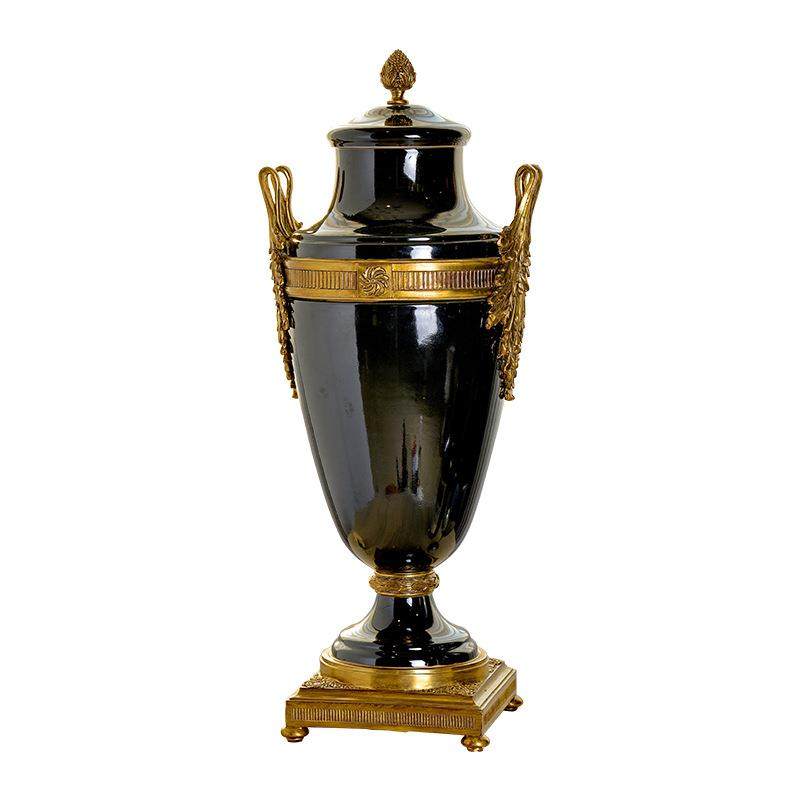 美式风格装饰盖坛工艺品欧式简约现代陶瓷羊头摆设铜制品摆件,淘宝优惠券,粉丝福利购,淘宝优惠卷