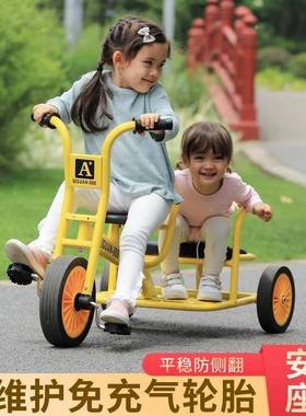 幼儿园早教三轮车儿童脚踏车幼教玩具车小孩脚蹬车男女宝宝单人车