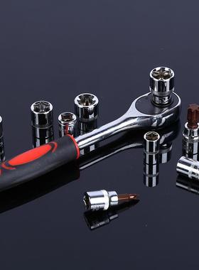 121件套筒组套工具汽车随车维修组套套筒棘轮扳手五金组合工具