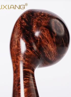 木香石楠木烟斗自由式木制手工斗木质烟具牛角环实木烟斗