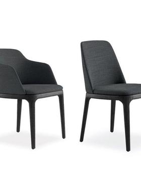 养老院实木扶手食堂餐厅餐椅适老化带扶手康养院阅览室洽谈餐桌椅