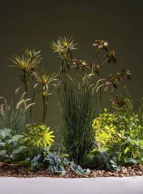 大型仿真绿植造景仿生植物组合景观室内假树落地摆件盆栽橱窗装饰
