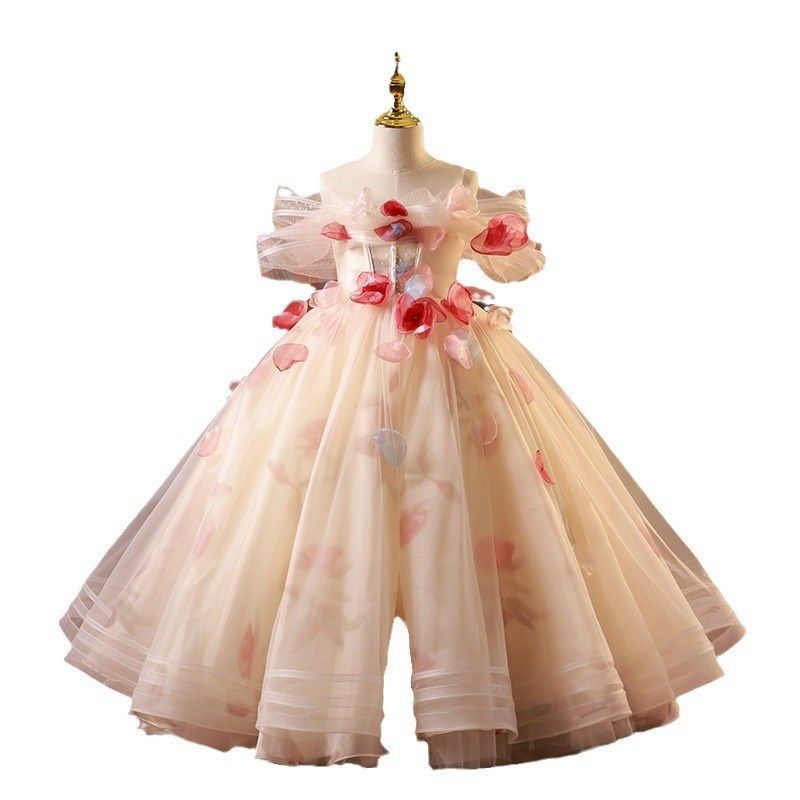 花童婚礼小女孩礼服高端公主裙轻奢小众钢琴生日超仙气儿童演出服,淘宝优惠券,粉丝福利购,淘宝优惠卷