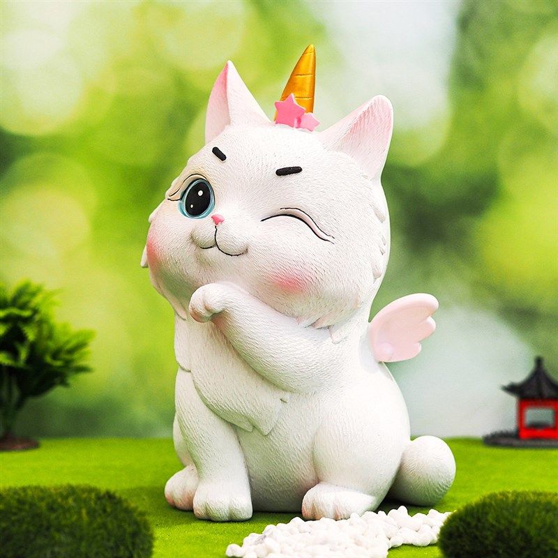 可爱小猫咪存钱罐可存可取储蓄罐树脂摆件工艺品送儿童节礼物,淘宝优惠券,粉丝福利购,淘宝优惠卷