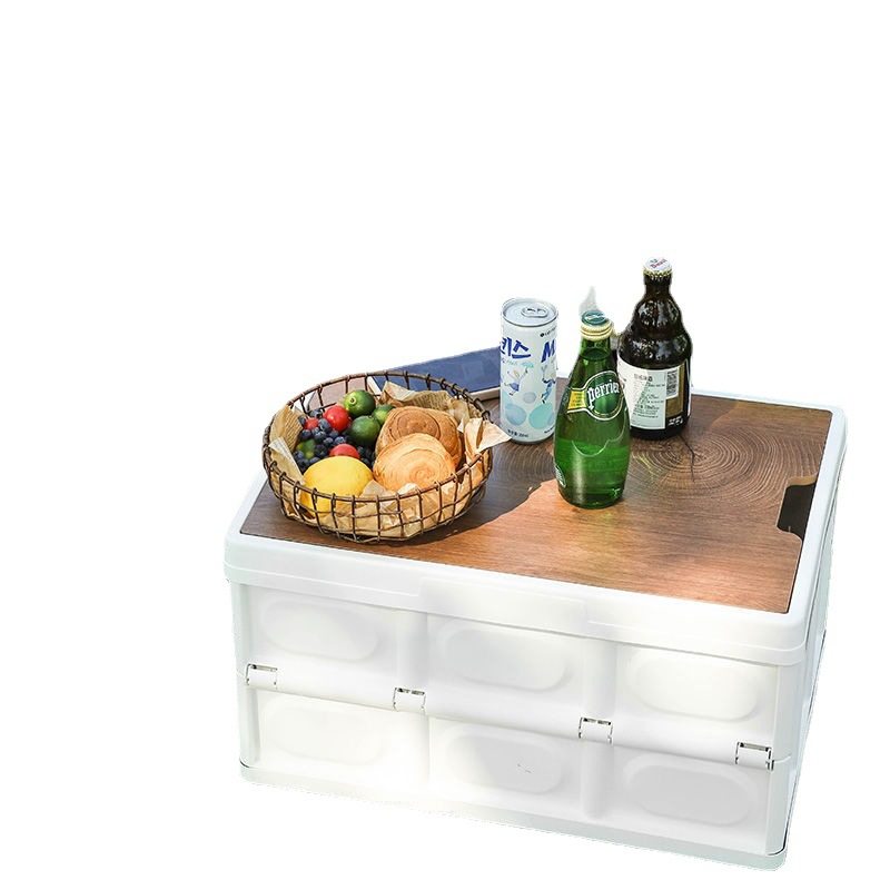 户外野露营汽车后备箱折叠箱郊游家用车载多功能木盖收纳储置物箱,淘宝优惠券,粉丝福利购,淘宝优惠卷