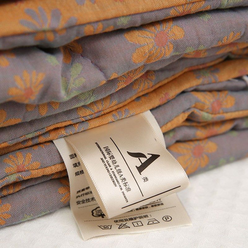 A类全棉双层纱春秋冬被大豆纤维棉花被单双人可机洗四季被母婴款,淘宝优惠券,粉丝福利购,淘宝优惠卷