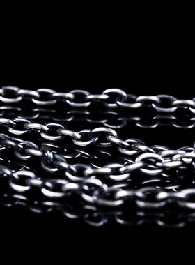 【一丁轮回银饰】亚长颈链纯银项链男女纯手工小众设计吊坠叠戴