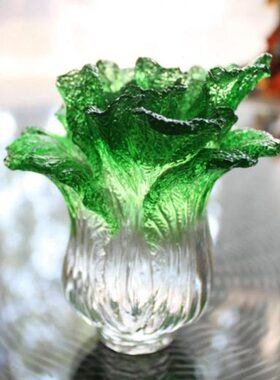 夏氏琉璃 摆件   开业 乔迁 百财（小） 古法琉璃 礼品