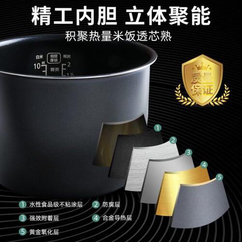 适用于松下电饭煲内胆SR-DG183/DE183/ZE185/MFG185/ZS185/MG183 - 图1