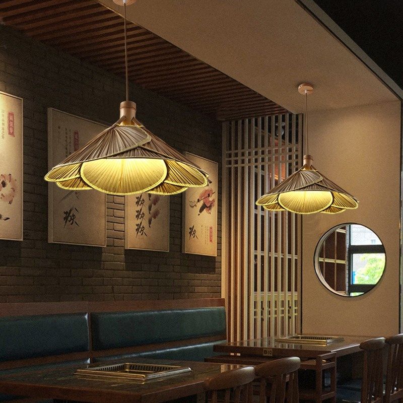 创意灯具个性吊灯特色手工竹编灯茶室民宿客栈怀旧禅意复古中式灯,淘宝优惠券,粉丝福利购,淘宝优惠卷