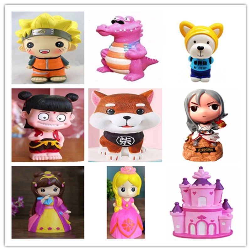 石膏娃娃涂色白坯涂鸦彩绘摆摊儿童diy绘画玩具手工绘画存钱罐像,淘宝优惠券,粉丝福利购,淘宝优惠卷