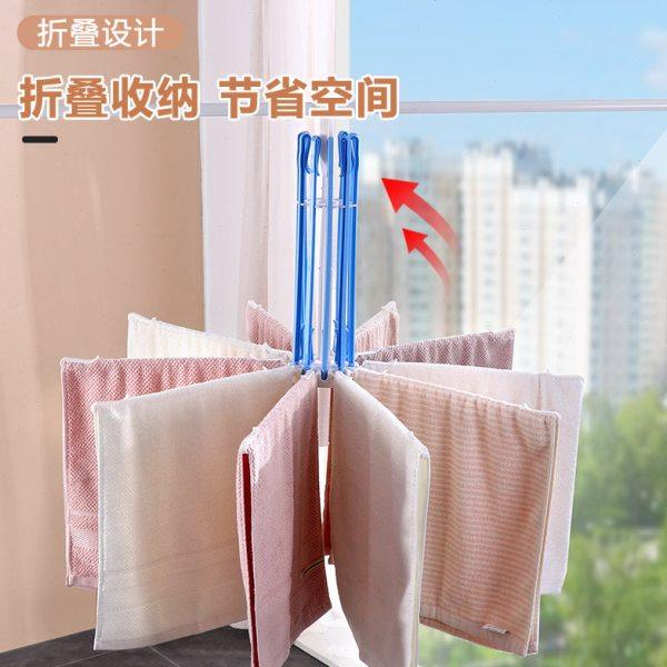 多功能伞形尿布架家用可折叠防风毛巾晾晒架新生儿宝宝婴儿晾衣架,淘宝优惠券,粉丝福利购,淘宝优惠卷