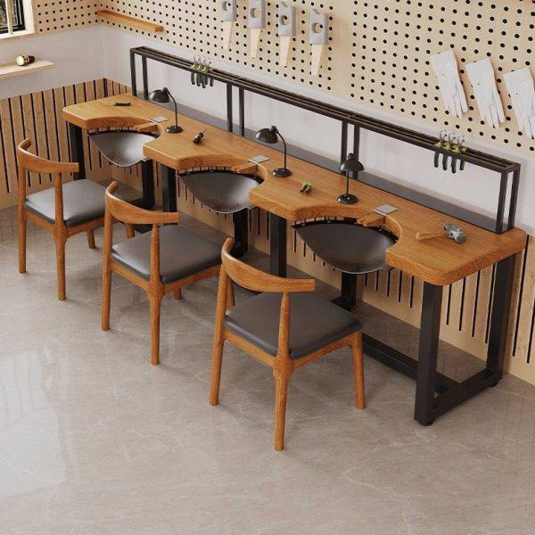 首饰金工桌4人实木打金桌操作台珠金银加工桌6人台手工桌,淘宝优惠券,粉丝福利购,淘宝优惠卷