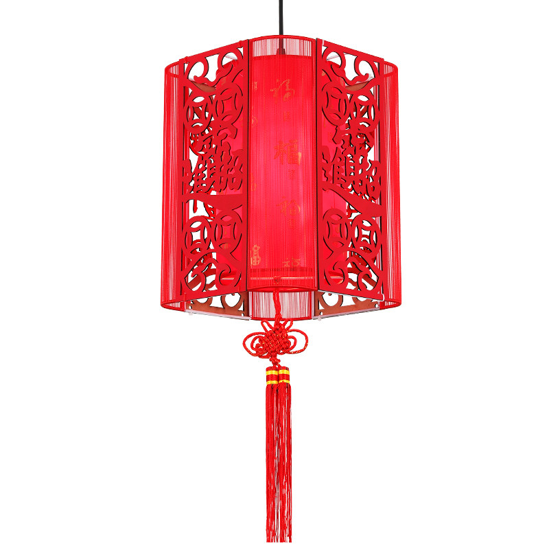 中国风灯笼吊灯卧室客厅走廊阳台灯餐厅酒K店简约现代中式羊皮灯,淘宝优惠券,粉丝福利购,淘宝优惠卷