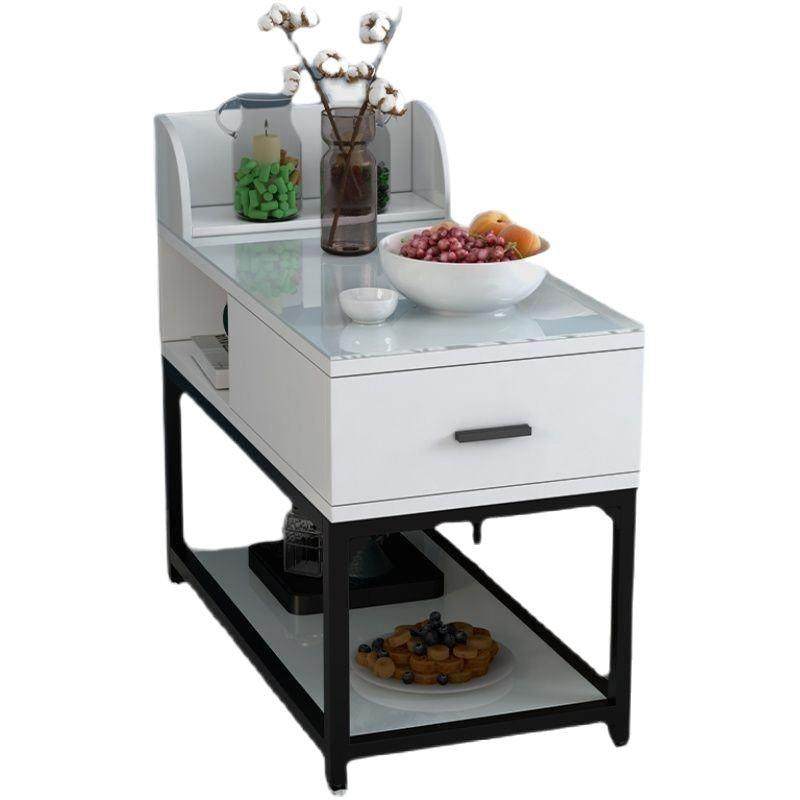 轻奢简约沙发边柜边几角几客厅钢化玻璃侧边柜储物柜边角桌小茶几,淘宝优惠券,粉丝福利购,淘宝优惠卷