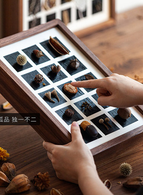 无即所有手作植物标本装饰画框干花家居照片背景墙壁画礼品相框画