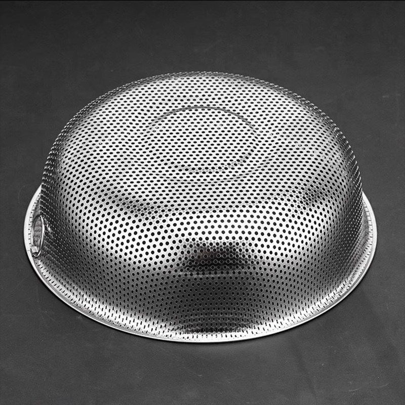 不锈钢沥水篮加厚圆形淘米漏盆洗菜篮子厨房家用洗米筛水果滤水网,淘宝优惠券,粉丝福利购,淘宝优惠卷