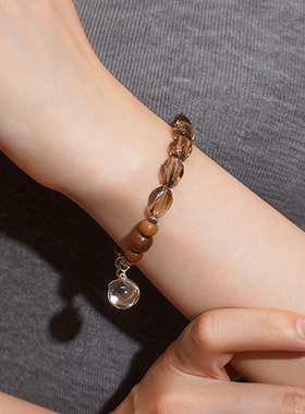 绽木Zenmu天然茶晶手串珀光檀隐