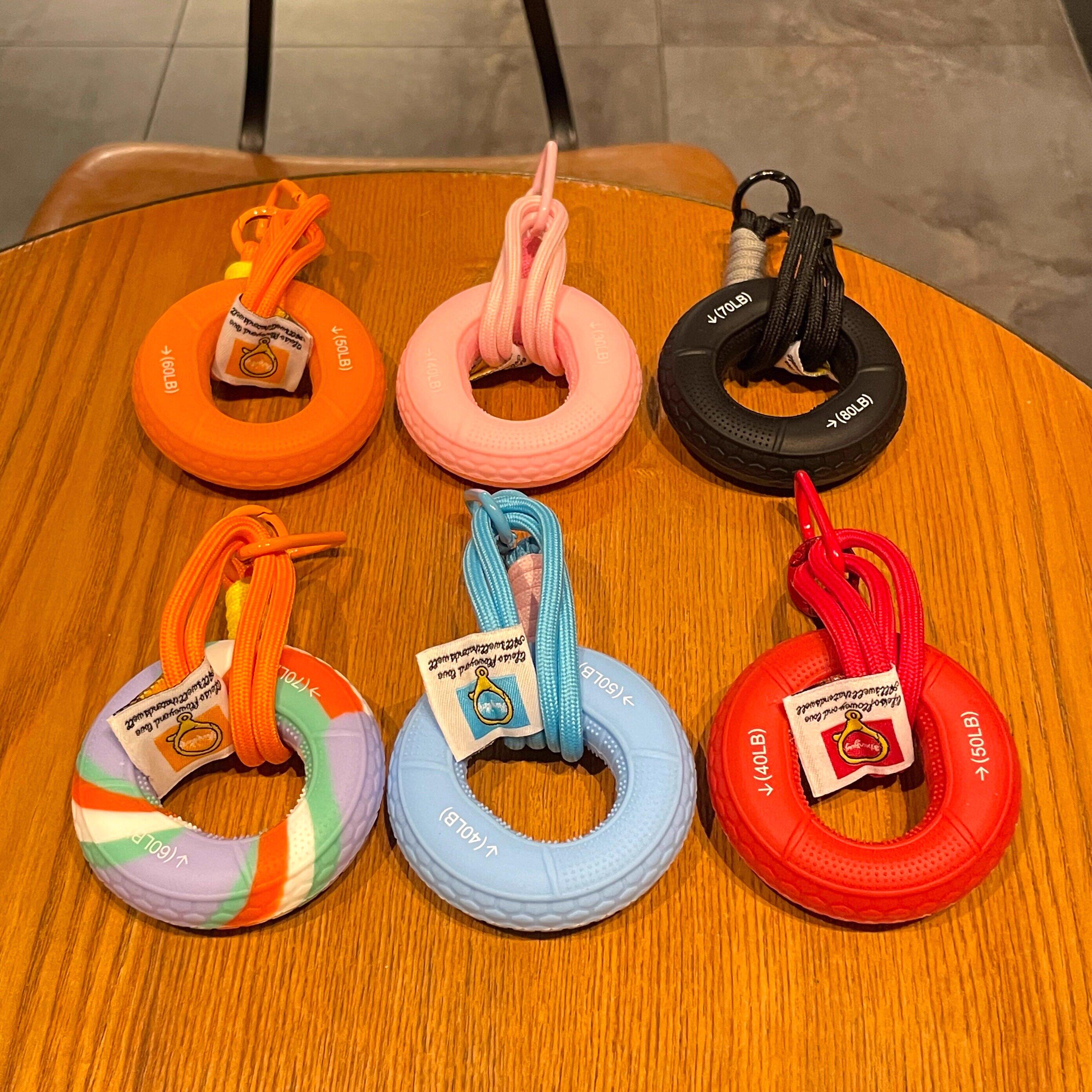 Sports climbing finger strength device, fitness backpack pendant, soft rubber grip strength device, finger training circle, office decompression artifact