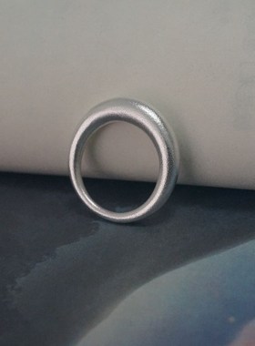 古法制作手工999纯银戒指 简约个性时尚厚重男女指环 尺寸订制