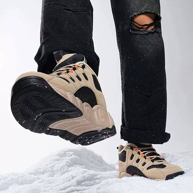 乔丹格兰冬季加绒加厚运动鞋男防寒保暖45码男鞋子东北防滑雪地靴,淘宝优惠券,粉丝福利购,淘宝优惠卷
