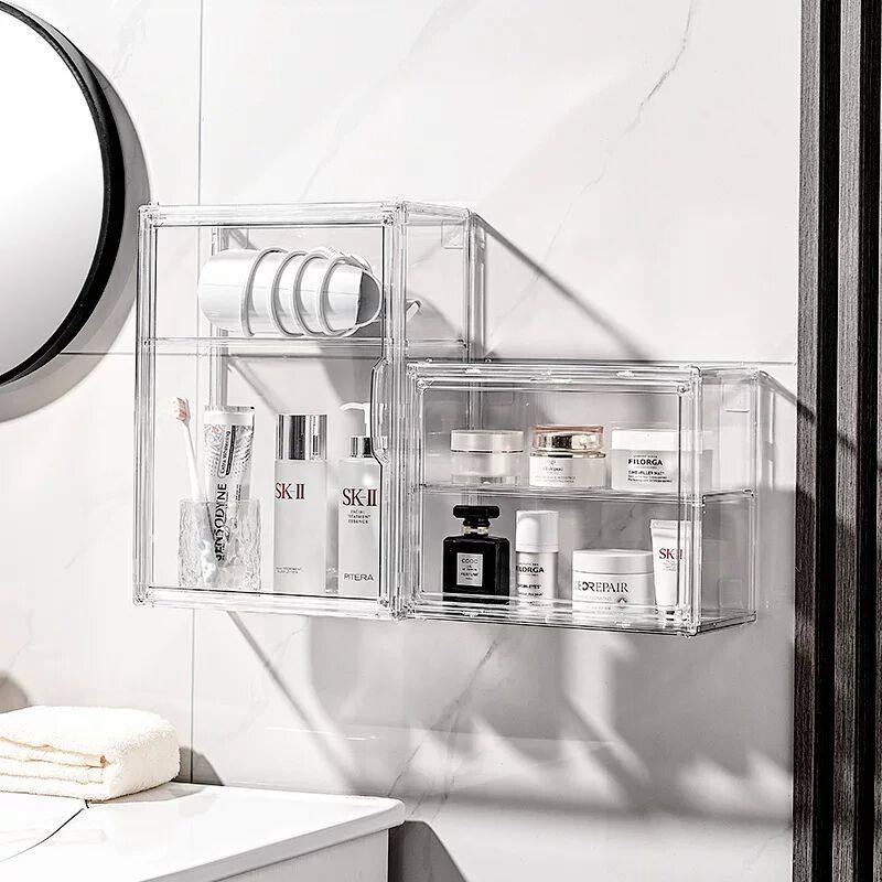 透明压克力杯架收纳盒桌面展示架分层杯子置物架防尘展示柜,淘宝优惠券,粉丝福利购,淘宝优惠卷