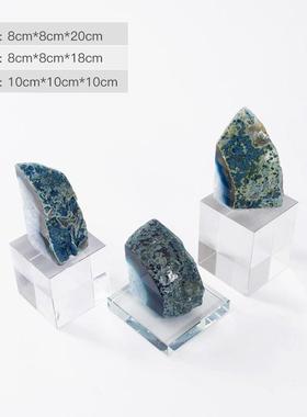 现代简约家居饰品摆件水晶石北欧式样板房茶几电视柜摆台轻奢装饰