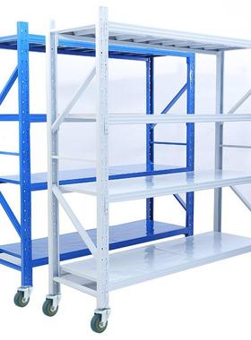 加厚轻型仓库货架仓储家用储物置物架重型四层货架子重庆工厂