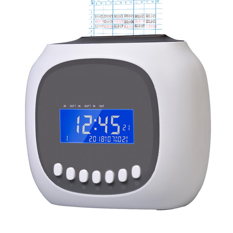 Attendance machine grid M880 punch card machine paper card attendance machine factory clock clock employee work attendance student
