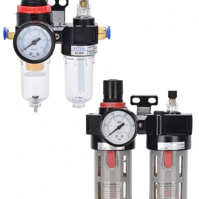 油水分离器带自动排水调压阀气源处理器气压调节阀二联件afc2000 - 图3