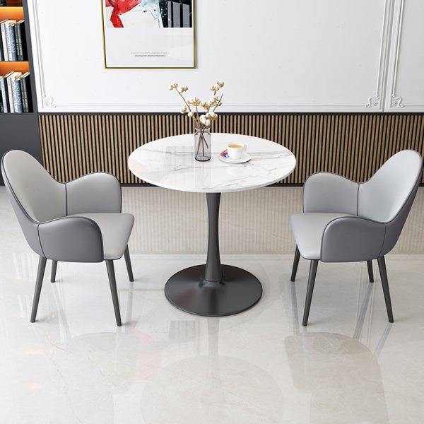 商务接待洽谈桌椅组合一桌二椅岩板小圆桌两椅三件套阳台休闲桌椅,淘宝优惠券,粉丝福利购,淘宝优惠卷