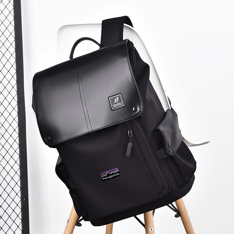 Poragomla trendy versatile backpack for men and women outdoor travel large capacity school bag trend