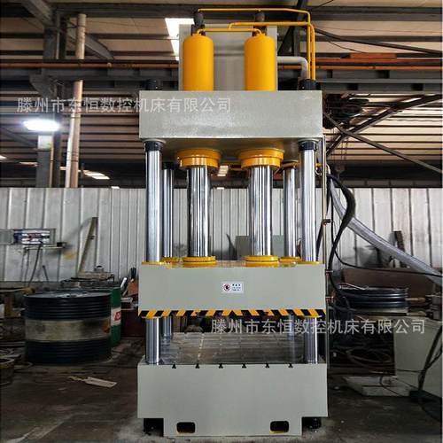 碳纤维成型四柱液压机汽车配件刹车片铁屑压块双缸液压机 - 图0