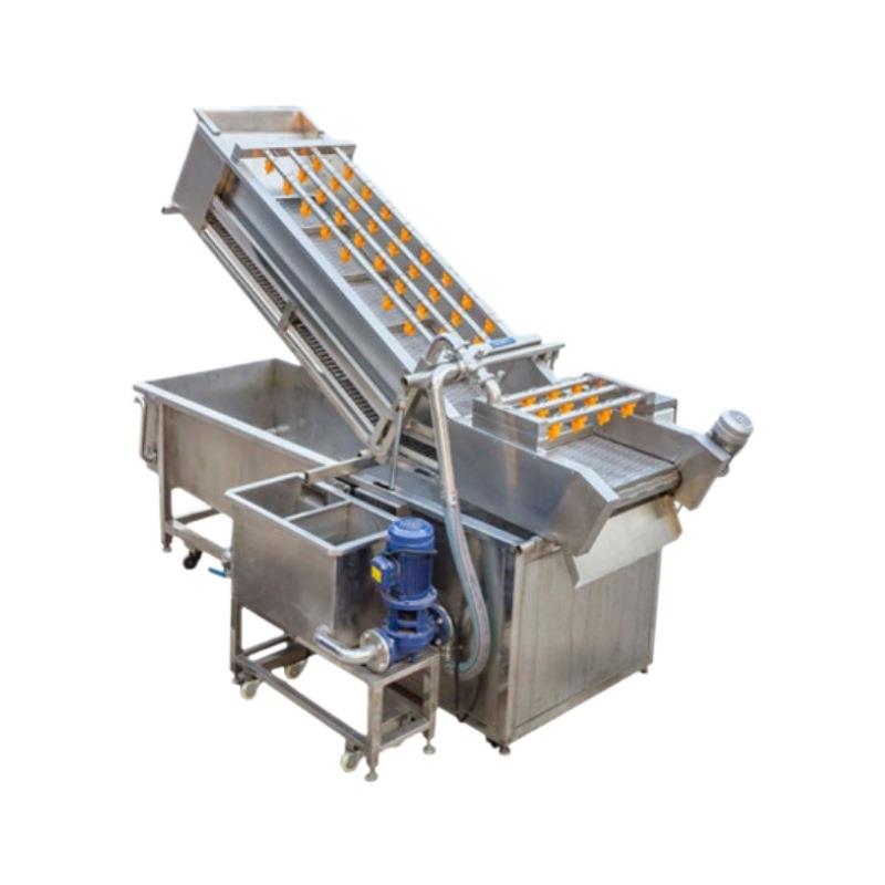 梅干菜荷兰豆加工设备马蹄田七气泡清洗机蒜米雪菜清洗流水 - 图3