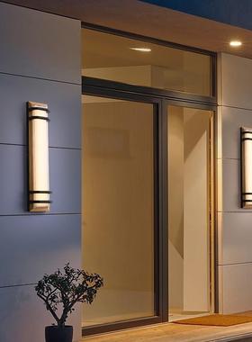 户外壁灯极简防水庭院灯入户门前高级简约现代室外墙别墅新款壁灯