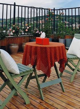 0A折叠桌椅小户型家用阳台吃饭餐桌子简约实木组合简易便携式摆摊