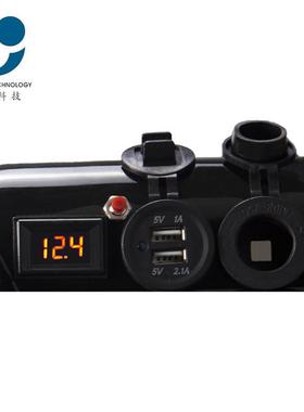 汽车房车露营户外太阳能动力防水电池盒12V24V蓄电池箱电瓶盒