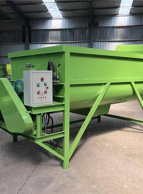 直连电机混草均匀搅拌机TMR粉碎稻草捆拌料机揉丝青贮秸秆制备机