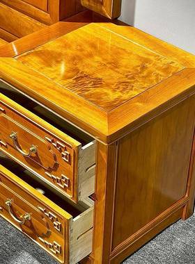 金丝楠木床中式储物双人床主卧室婚床明清古典实木大床家具