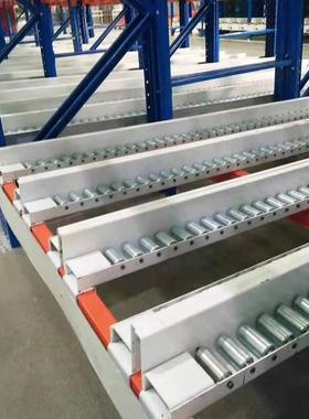 流利式货架仓储货物收纳货架重型置物架储物架五金可拆卸多层设计