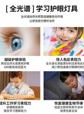 护眼奶油风2025新款女孩女童卡通儿童房灯具公主房吸顶灯