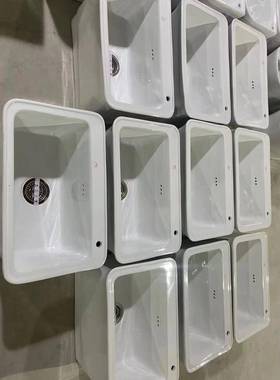 60长拖布池带台控长方型拖把盆陶瓷易清洁拖布桶T02