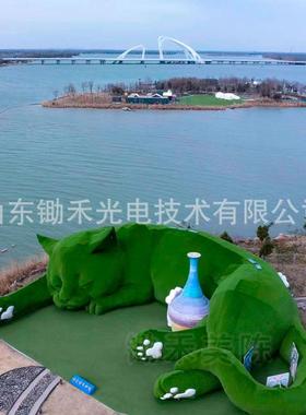 造型优美仿真动植物绿雕城市绿化造型装饰立体设计款式多样