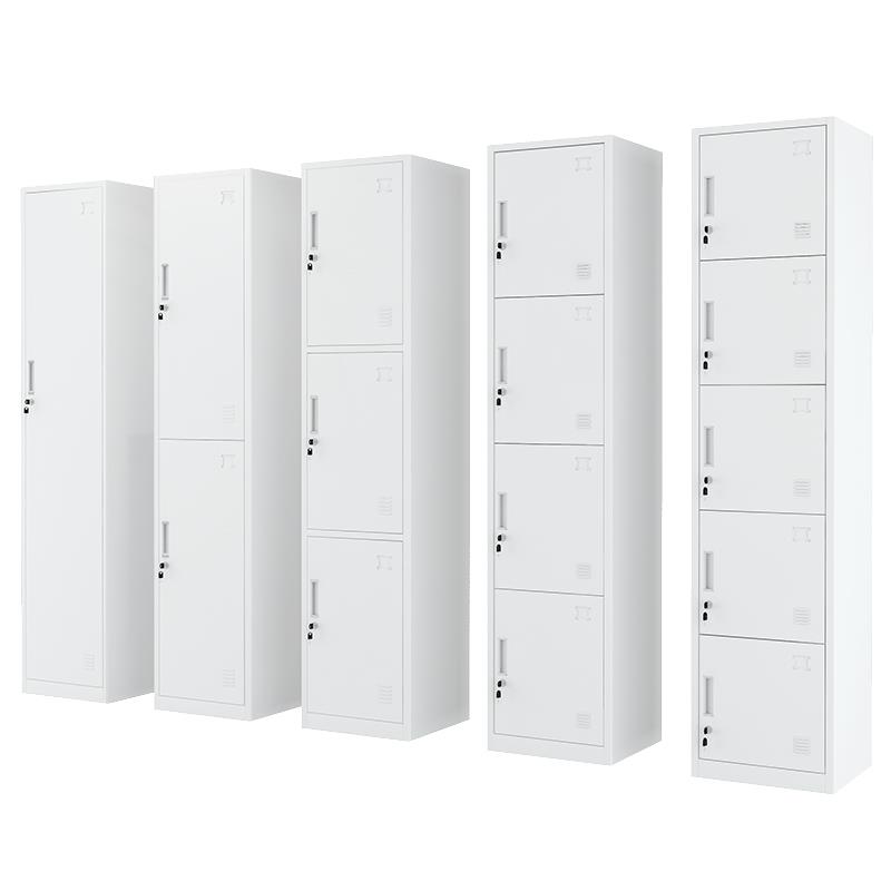 3YV5单门更衣柜铁皮柜单人柜员工柜储物柜钢制更衣箱简易小办公衣 - 图3